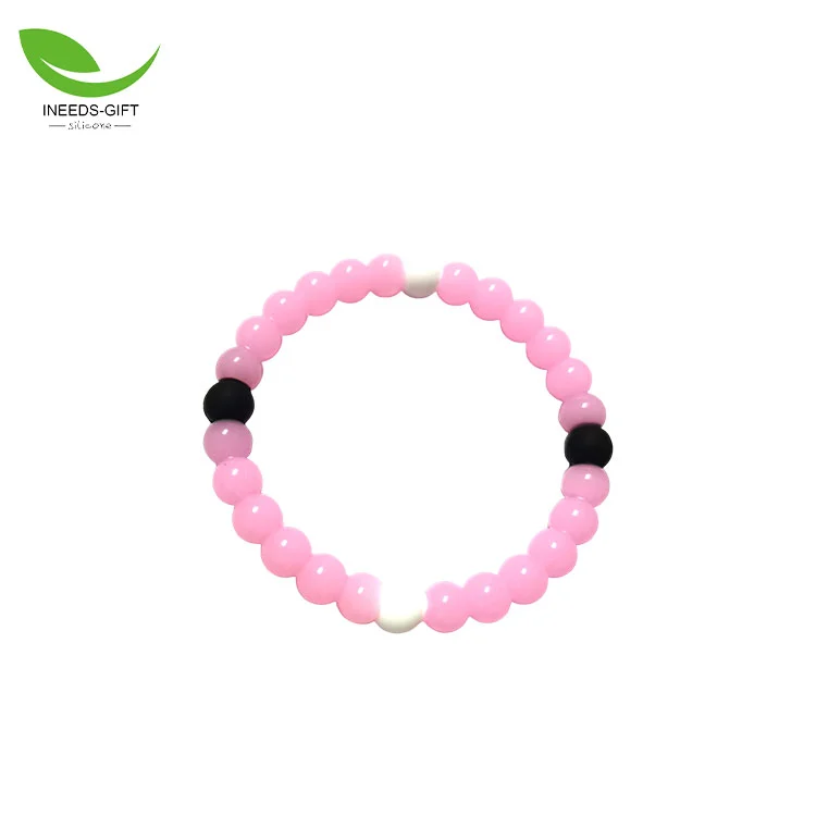 Vòng tay hạt silicone